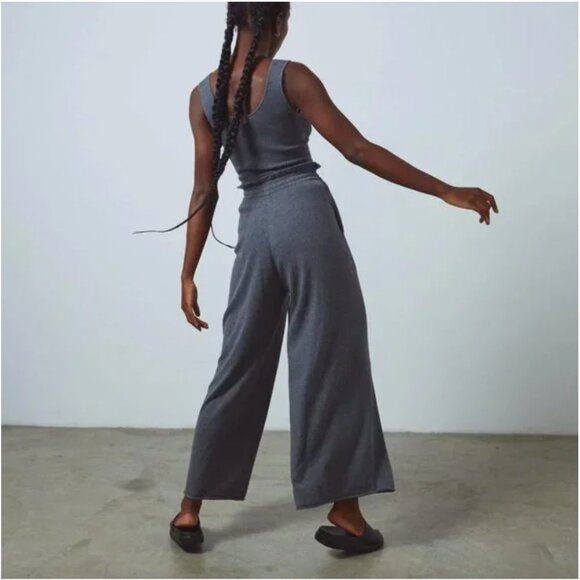 LUNYA Cozy Cotton Silk Relaxed Pants in Restful Grey Heather NWOT SMALL - Picture 6 of 11